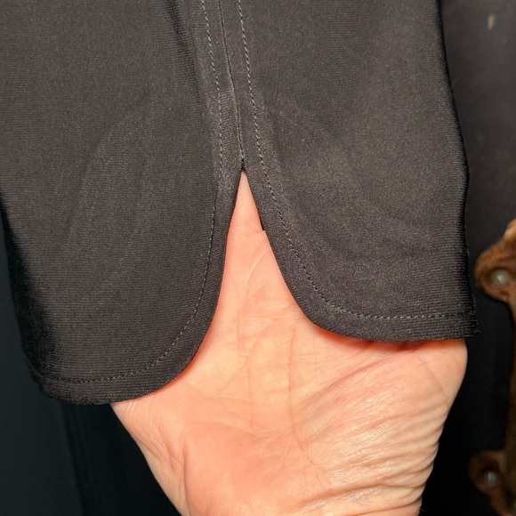 Joseph Ribkoff Black Flare Pants with Split Ankle Size 10 US - Picture 8 of 12